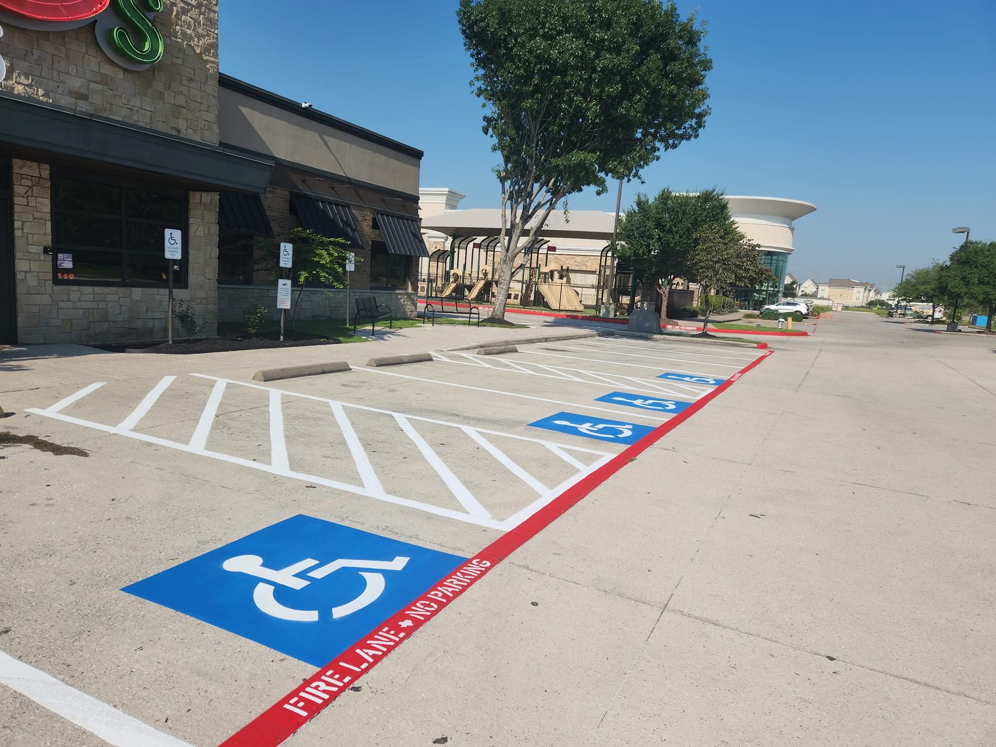 A Fresh Start in Longview: ADA-Compliant Parking Lot Striping for a Busy Retail Center