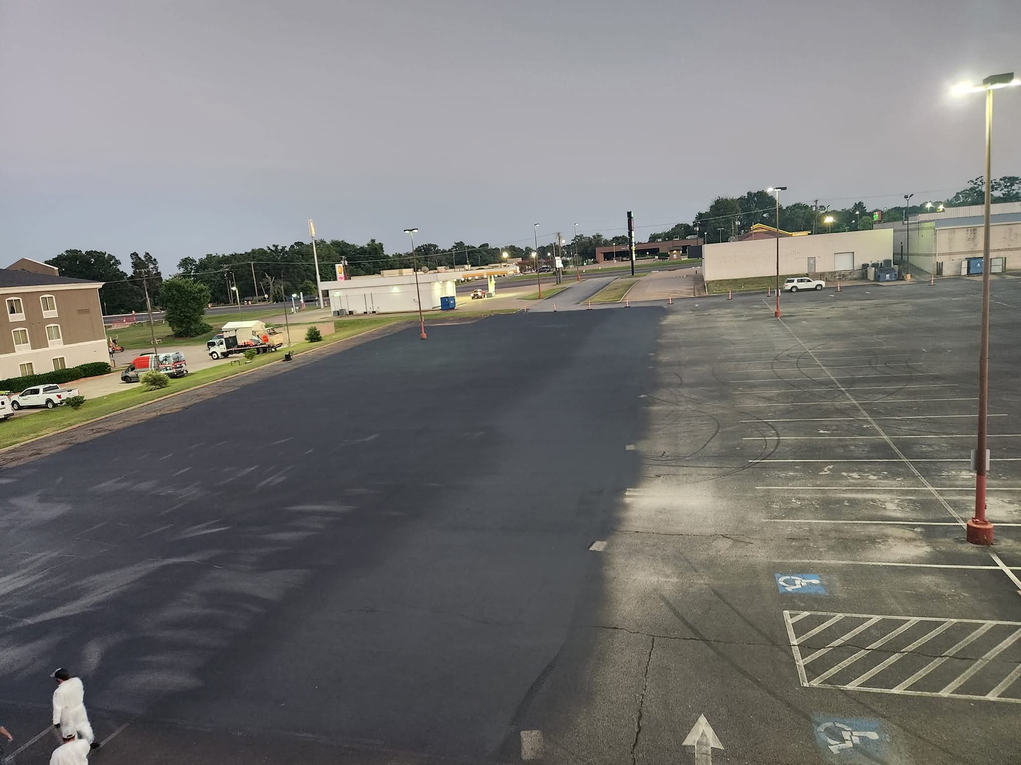 Bringing New Life to a Worn-Out Parking Lot in Longview, TX